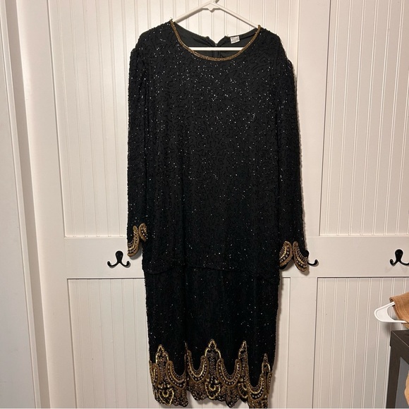 Daughters of India Dresses & Skirts - Vintage Silk Beaded 2x